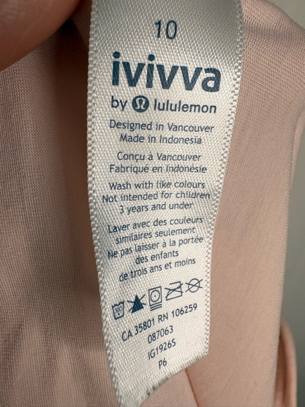Ivivva by Lululemon Girls 10 Flowy Pink Tank Top - Picture 6 of 7